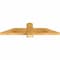 Ekena Millwork Eugene Rough Sawn Timber Gable Bracket, Western Red Cedar, 36"W x 9"H x 2"D x 4"F, 6/12 Pitch GBW036X09X0204EUG00RWR - alternate 5